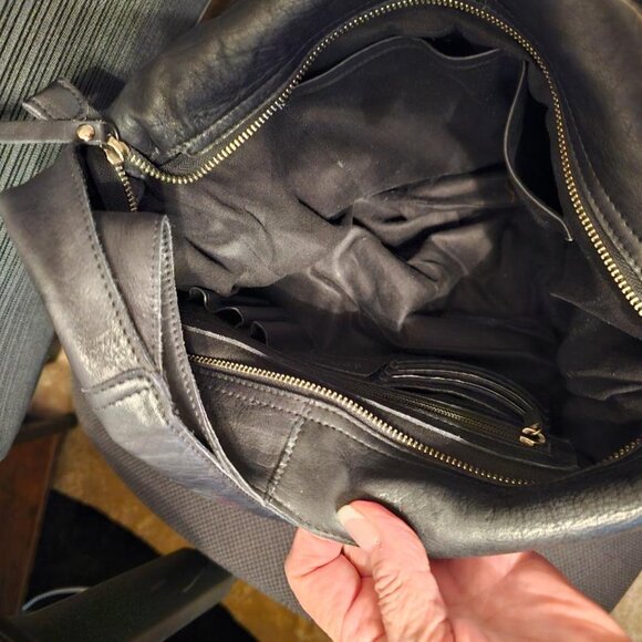 Latico Black Leather Hobo Bag - Picture 6 of 12